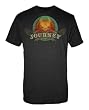 Journey Retro Scarab Discharge Base Men's Tee, Black
