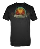 FEA Men's Journey Retro Scarab Discharge Base Mens Tee,Black,Medium