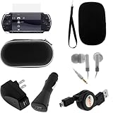 GTMax Black Eva Leather Pouch Cover Case + Black Neoprene Soft Pouch Case + ....