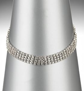 Multi-Strand Diamanté Chain Necklace