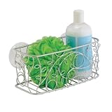 InterDesign Twigz Suction Basket - Silver