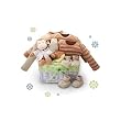 Kara Nessian Organic Monkey Business Baby Gift Basket