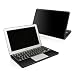 Solid State Black Design Protector Skin Decal Sticker for Apple MacBook Pro 15 inch (SEPARATE TRACKPAD button, released in Jan 2006)