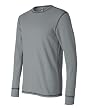 Long Sleeve Contrast Stitch Thermal Tee Shirt