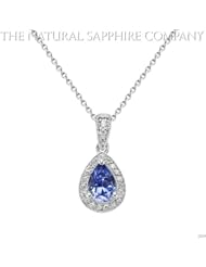 0.85ct. Natural Untreated Blue Sapphire earrings.