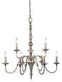 Eurofase 15996-015 Kayla 9-Light Chandelier, Antique Silver