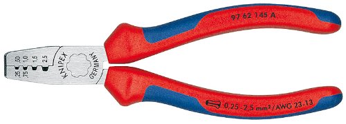 KNIPEX 97 62 145 A Comfort Grip Crimping Pliers For Cable Links