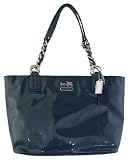 Coach Chelsea Patent Leather Gallery Shopper Bag Purse Tote 18770 Teal