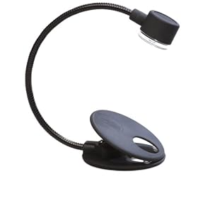 Great Point Light Flex Neck Clip-On Reading Light for Kindle (Black)