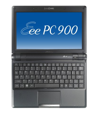 ASUS Eee PC 900 8.9-Inch Netbook (Intel Mobile Processor, 1 GB RAM, 20 GB Solid State Drive, Linux, 4 Cell Battery) Galaxy Black