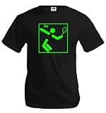 T-Shirt Badminton-Piktogramm