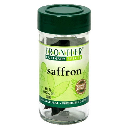 Frontier Culinary Spices, Saffron, Spanish, Threads, 0.03-Ounce Bottle (Pack of 3)