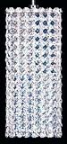 Schonbek MT0308DI Silver / Diamond Strass Geometrix--Matrix Crystal Single Light Down Lighting Tall Rectangular Mini Pendant from the Geometrix--Matrix Collection