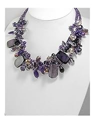Amethyst Necklace In Sterling Silver