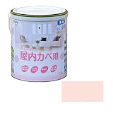 アサヒペン:New水性インテリア 屋内カベ 1.6L パステルピンク 9017673