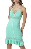 Baby Phat - Shimmer Seam Halter Dress by Baby Phat