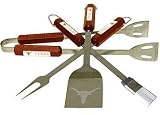 Texas Longhorns UT NCAA Grill Bbq Utensil Set