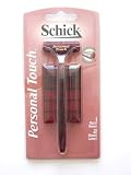 Schick Personal Touch Razor and 2 Refill Blades