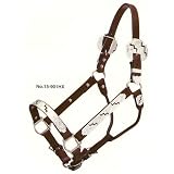 Silver Royal Engraved Silver Show Halter With Black Inlay, Dark Oil, Mare