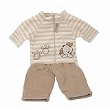 Baby Boy Fleece Top and Trouser Set (Beige)
