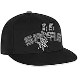 San Antonio Spurs adidas Originals Black In the Paint Flat Brim Flex Hat