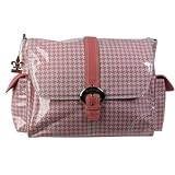 UPC 088161564289 product image for Kalencom Messenger Buckle Diaper Bag, Houndstooth/Pink | upcitemdb.com