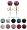 Crystal Stud Earrings by GlitZ JewelZ © - 1/4' (6MM) - Silver 18K Gold plated, looks like real Gold - made with over 70 crystals - bling bling!! Comes packed in a lovely velvet pouch - Choose the colour & size from the menu below