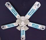 Ceiling Fan Designers 52FAN-NFL-CAR NFL Carolina Panthers Football Ceiling Fan 52 In.