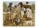 Large Assortment of Dogs: Including:Hounds Setters and Spaniels Art Giclee Poster Print, 32x24