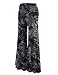 MBJ WB1060 Womens Chic Tie Dye Palazzo Pants XXXL BLACK