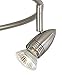 Pro Track Spiral 3-Head LED Ceiling Track Light Fixture Kit Spot-Light GU10 Directional Adjustable Silver Brushed Nickel Finish Metal Modern Kitchen Bathroom Living Room Dining Hallway 11