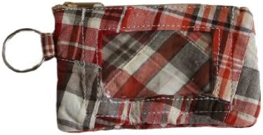 Nantucket Madras Zip ID Case (Autumn Gold)