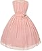 Little Girls Elegant Yoryu Wrinkled Chiffon Summer Flowers Girls Dresses