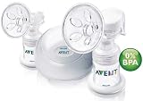 Philips AVENT BPA Free Twin Electric Breast Pump, White