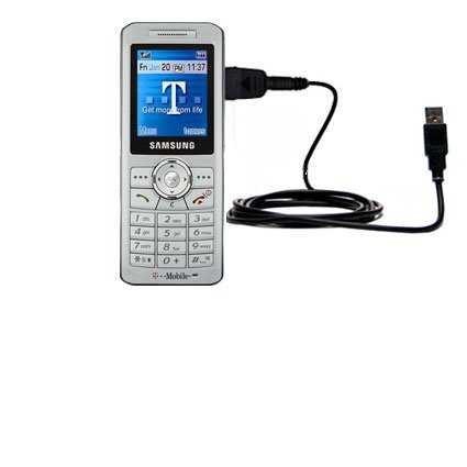 Classic Straight USB Cable for the Samsung SGH-T509 with Power Hot Sync and Charge capabilities - uses Gomadic TipExchange Technology