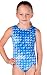Leotard Blue Check Velvet