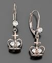 Betsey Johnson Crown Earrings