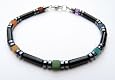 Men`s Chakra Bracelets: Semi Precious Gemstone Balancing Healing Metaphysical Spiritual Jewelry