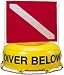 DELUXE INFLATABLE DIVE FLAG AND FLOAT BUOY