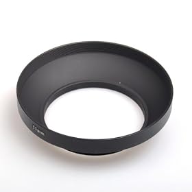BestDealUSA 55mm Metal Lens Hood for Wide Angle Lens Screw-in mount
