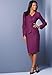 metrostyle V-Neck Skirtsuit (JEWEL PURPLE,18)