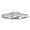 Diamond Promise Ring set in Sterling Silver Available in Sizes 40