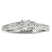 Diamond Promise Ring set in Sterling Silver Available in Sizes 40