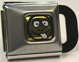 Animated Smiley Face Interchangeable Seatbelt Belt Buckle! Sloshed