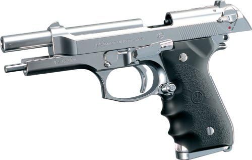 No12 M92F Chrome Stainless steel (gas blowback gun 18 years of age or older) by book