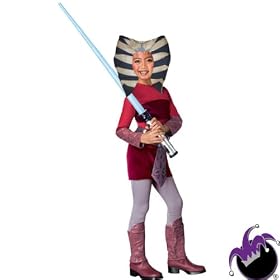Star Wars - Animated Ahsoka Costume (Girl - Child Large 12-14)