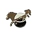 Litko Game Accessories Pony Character Mount with 1-inch Circle Base, Brown