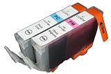 2pk non-OEM Canon CLI-8 Photo Cyan & Photo Magenta Compatible Ink Cartridge With CHIP! For Canon Pro9000 ip4200 MP960 ip6700D!