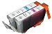 2pk non-OEM Canon CLI-8 Photo Cyan & Photo Magenta Compatible Ink Cartridge With CHIP! For Canon Pro9000 ip4200 MP960 ip6700D!