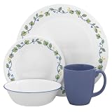 Corelle Contours Emma 16-Piece Dinnerware Set, Service for 4 by